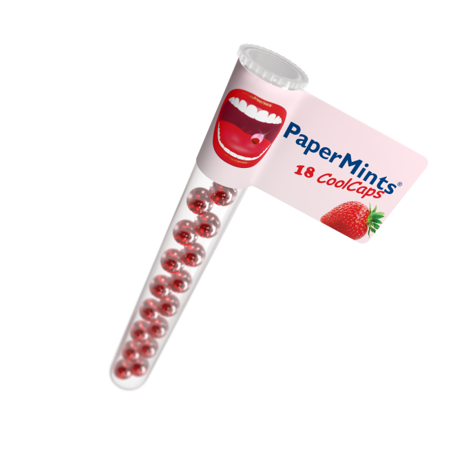 Капсулы PaperMints CoolCaps cо вкусом Клубники 18штук